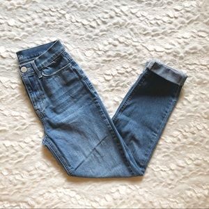 SO Juniors medium wash high rise mom jeans